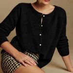 Sézane Sezane Gaspard Cardigan Jumper Sweater Mohair Alpaca Black Size S Photo 8