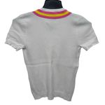 Ralph Lauren Vintage Lauren Size Large Short Sleeve Sweater Preppy Tennis Y2K Photo 4