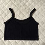 Garage  Black Crop Top Photo 2