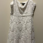 Lulus  Divine Beauty White Lace Midi Dress With Pockets XL Photo 0