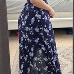Hello Molly Floral Print Blue Maxi Dress Photo 1