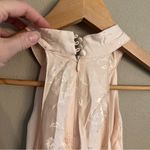 LULUS Red Carpet Ready Jacquard Maxi Dress Pink Size L Photo 9