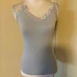 Mossimo VTG 00s 90s Y2K  Spandex Ladies Spaghetti Strap Tank Top With Lace Photo 0