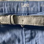 Riders By Lee New Lee Riders 16M Mid Rise Capri Blue 30” Long X 20” Wide. Periwinkle blue. Photo 2
