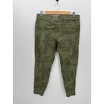 prAna Womens Green Camo Jogger Pants Size XL Button Front Outdoors Hiking Photo 1