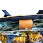 Franco Sarto bold floral cotton canvas satchel bag Photo 10