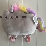Rare HTF NEW Gund Pusheen The Cat Unicorn Pusheenicorn Backpack Bag Gray Photo 0