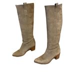Steven By Steve Madden TAUPE BROWN SUEDE HEELED CALF HIGH BOOTS (7) Photo 6