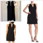 Sam Edelman Women's Black Sleeveless Shift Dress Size 12 Photo 1