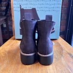 Kensie  womens faux suede pull on short Chelsea boots brown 6 Photo 2