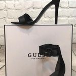 Guess Size 8.5 Heels Black Satin Pollee Shoes NIB/NWT/NWB Photo 0