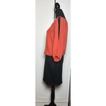 Bongo Women’s Coral /Black Chiffon Split Sleeve Blouson Dress Size XL Photo 14