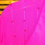 Elementz  M Pink Ruffled Sequined Top Photo 2