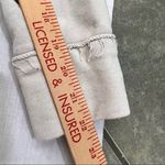 Forever 21 Women’s French Terry Oversized Shacket Button Up Beige Sz S Minimal Photo 7