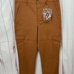 CAbi  Women’s 10 Brown Paper Bag Cargo Pants New Photo 0