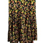 Caroline Constas Allonia Black Floral Print Long Sleeve Trumpet Gown Size XS Photo 10