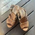 Sesto Meucci  Leather Wedge Sandals Size 10 Photo 1