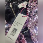 Parker  Sequined Cocktail Mini Dress Size 14. H Photo 6