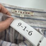 Xirena Tank Top‎ Womens Large Blue Red White Zoe Freedom Striped Cotton Linen Photo 6