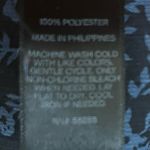 EXPRESS Floral Blue and Black Sheer Women's Top by Size XS Photo 9