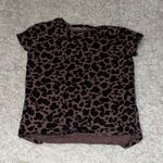 Abercrombie & Fitch Knotted Cheetah Print  Crew Tee Size Xs Photo 0