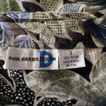 Paul Harris Design women's small floral front wrap skirt side tie Blue Photo 5