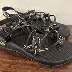 Chacos Chaco ZX3 Classic Scatter Black/White Sandals Size 9 Photo 6