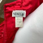 Vintage New Leaf Cherry Red Faux Leather Bodycon Corset Fringe Mini Dress Sz 3/4 Photo 4