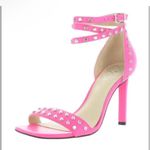 Vince Camuto Hot Pink Studded leather strap heels Size 9M New Photo 1