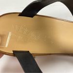 Salvatore Ferragamo  Black Leather Peria T-Strap City Sandals Block Heel size 7 Photo 9