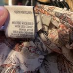 American Rag Cream Feather SheerLong Sleeve Tie Front Blouse M Boho Peasant Photo 5