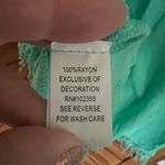 Spiaggia Dolce  mint green boho tank dress with gorgeous detail women’s medium Photo 2