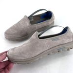 Skechers  Women's Go Walk Suede Leather Slip-On Comfort Sneaker Shoes Gray Sz 6.5 Photo 0