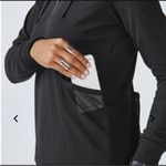 Fabletics  Gigi half zip mesh pockets pullover black size XL NWT Photo 2