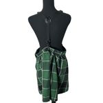 Harry Potter Slytherin Pleated Suspender Skirt 1 Women’s Green Plaid Photo 2