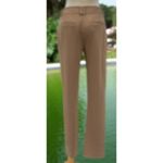 Cache Contour Body Shaping Pant Stretch New Zipper Pockets Brown Tan NWT $98 Photo 5