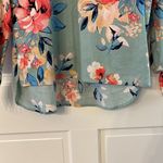 Adrienne Beautiful Floral Blouse with ties at the wrist Photo 4