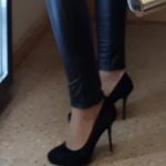 NEW Black Leather Scrunch Bum Pants XS/S Faux Jeans Size undefined Photo 43