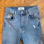 Reformation Skinny Leg Distressed Jeans Women’s Size 27 Light Wash Knee Rips Photo 2