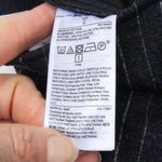 Gap Womens Ponte Crop Flare Pinstripe Pants Size 00 Black Career Professional Photo 6