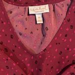 Isabel Maternity Burgundy Blouse Size XS Photo 1