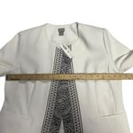 Chico's NWT  Women White Bandana Printed Boarder Jacket Size 2 Photo 6