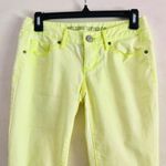 Mossimo Jeans Juniors 3 Ankle Skinny Neon Yellow Highlighter Size undefined Photo 2