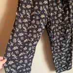 American Eagle  Outfitters Black Floral Jumpsuit Women Size Small Petite Photo 3