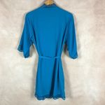 INC Blue Lace Trim Wrap Bath Robe NWOT Size SMALL Photo 6