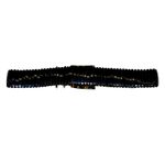 Vintage Stretchy Tortoiseshell Beauty Women's Belt Black Photo 6