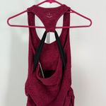 Beyond the Bump by Beyond Yoga Maternity Ruched Tank Top Red Heather Size S Photo 7