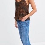 ZARA women’s TRF Collection Leopard Print pleated Top Photo 0