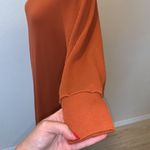 Socialite ribbed burnt orange long sleeve dress Photo 5