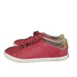 Cole Haan  Red Leather Low‎ Top Sneakers W15326 Women's Size 8.5 B Photo 1